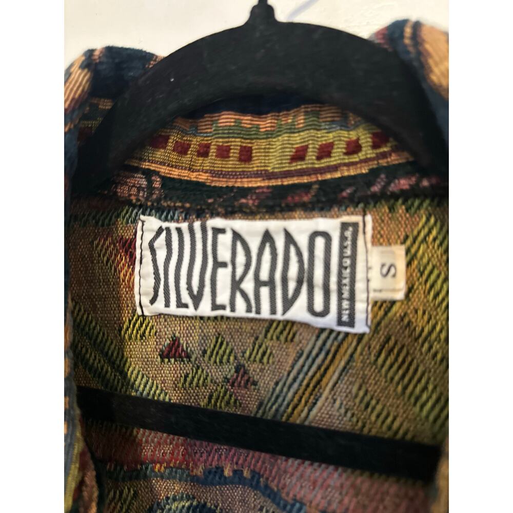 Vintage Silverado Jacket Small Multi Southwestern… - image 6
